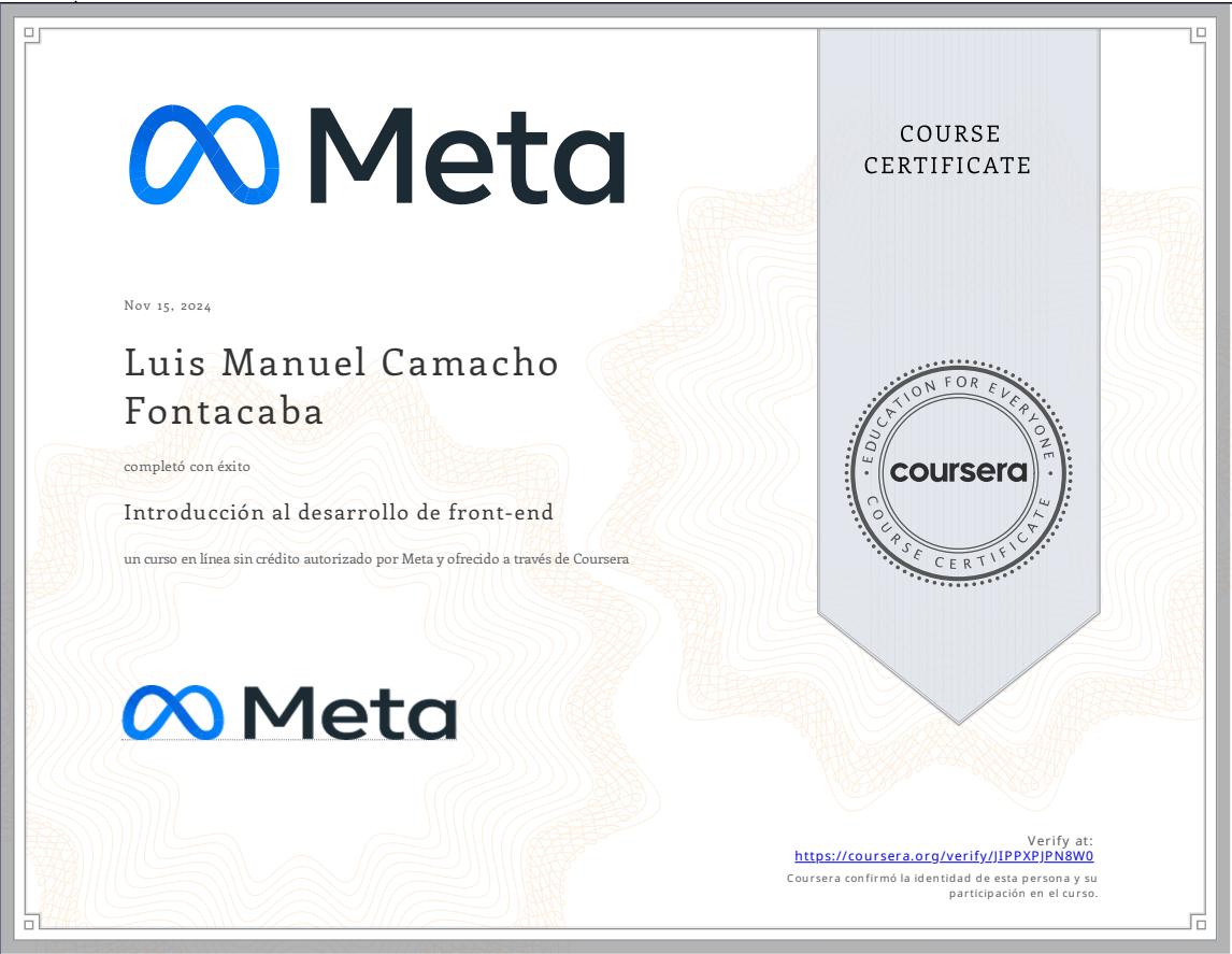 Previsualización del Certificado