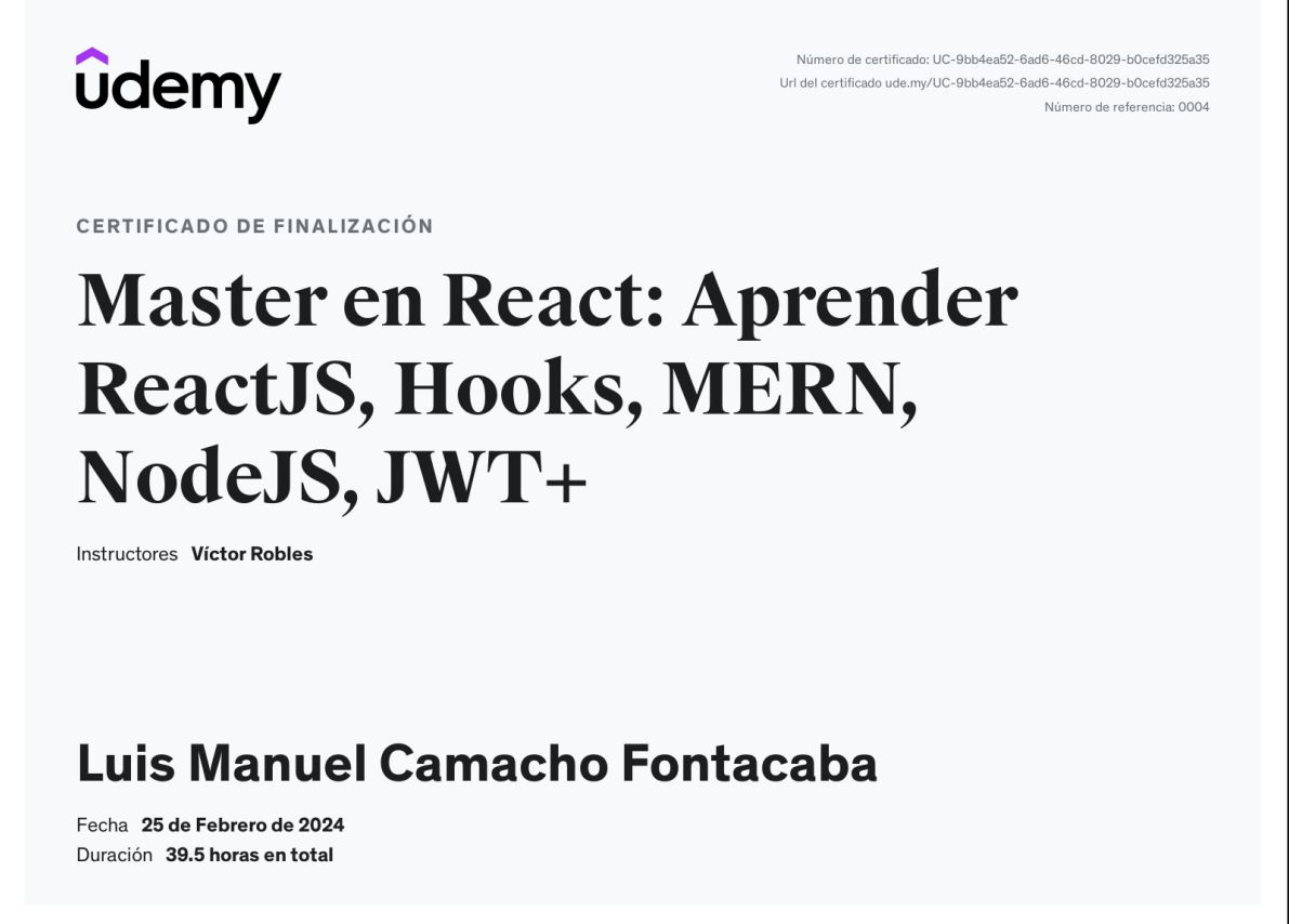 Previsualización del Certificado