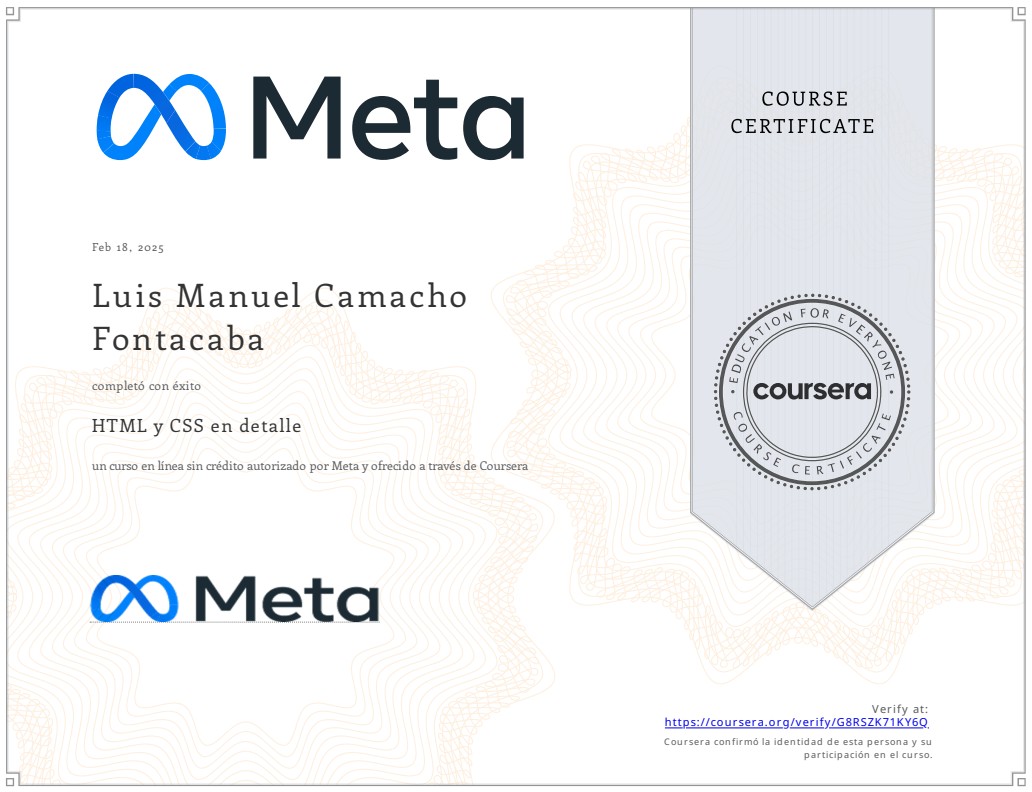 Previsualización del Certificado