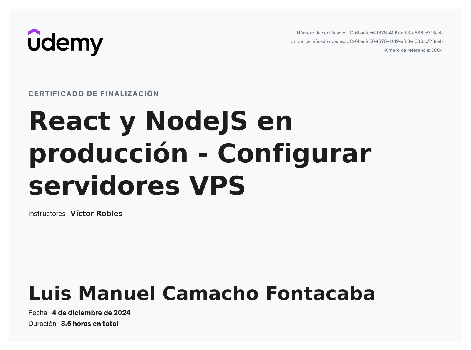 Previsualización del Certificado